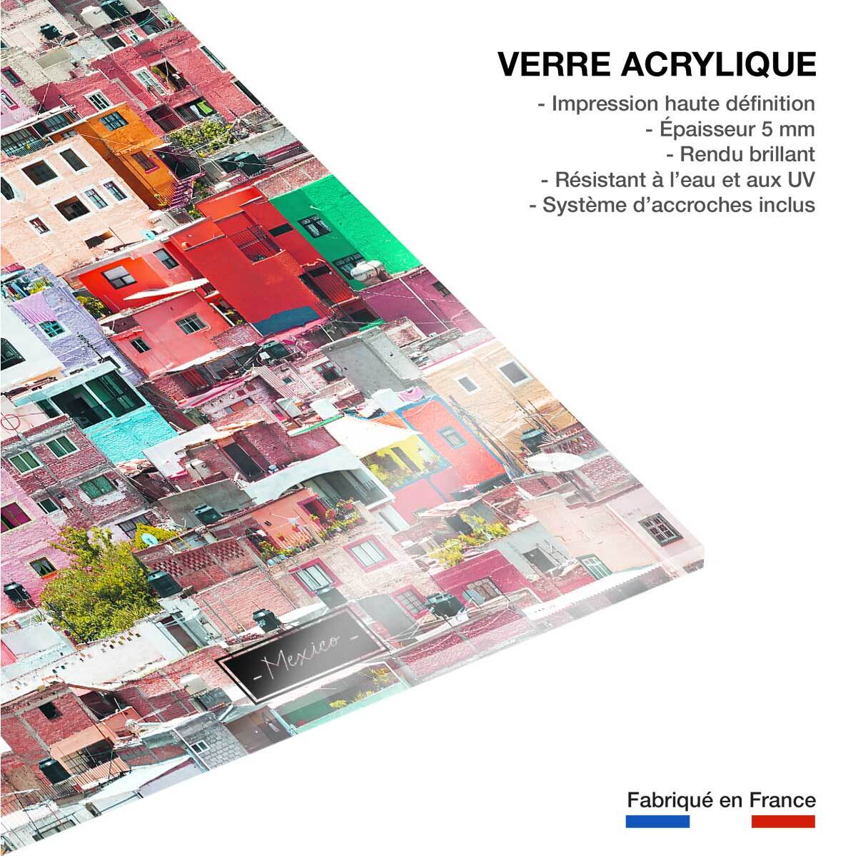 Tableau casa mexico Tableau plexiglas