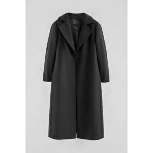 Giaccone Camila Coat nero con logo Polo Club