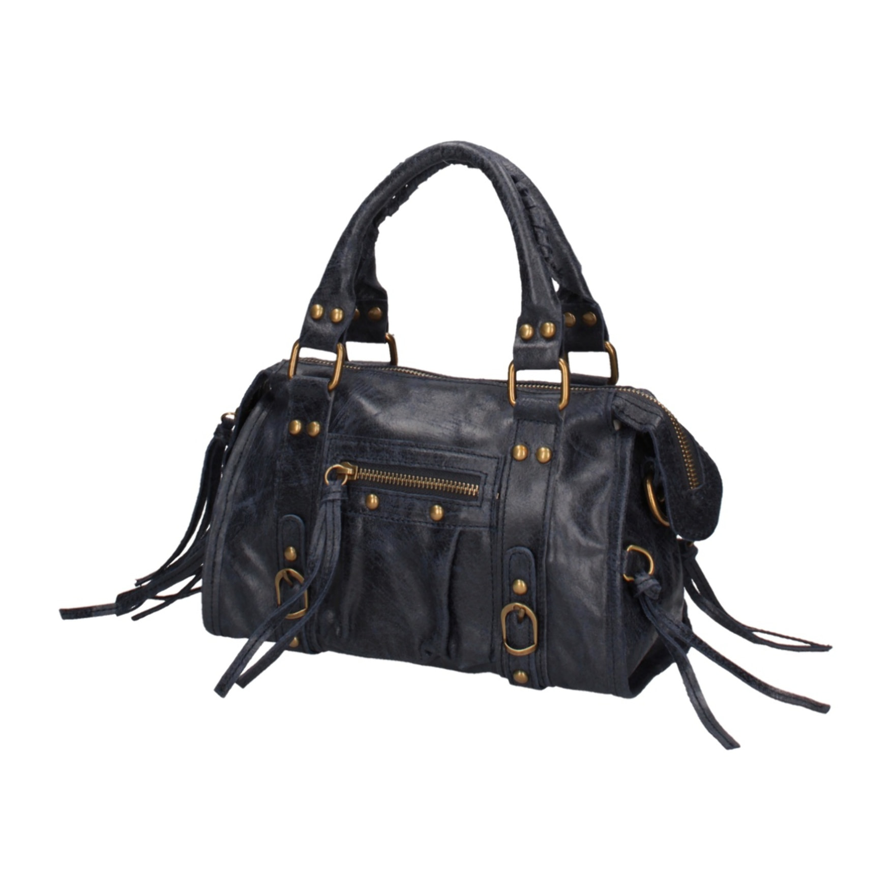 Borsa a spalla da donna - Modello Erisia - Vera pelle - 25.0 x 15.0 x 10.0 cm