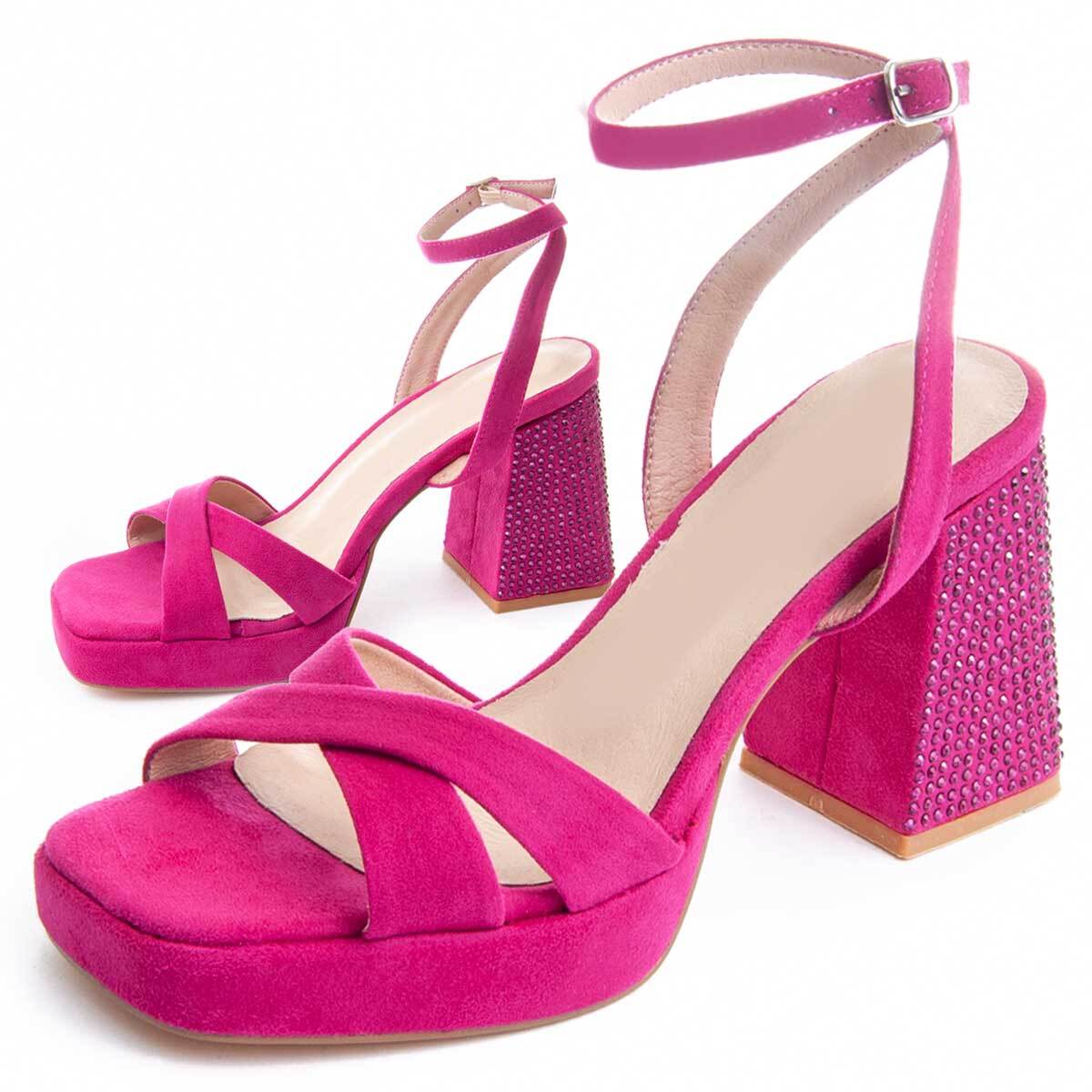 Sandalias de Tacón - Rosa - Altura: 10 cm