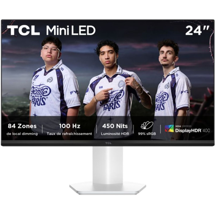 Ecran PC Gamer TCL 24G54 24" Full HD 100Hz VA MiniLED HDR 400 HDMI 2.1