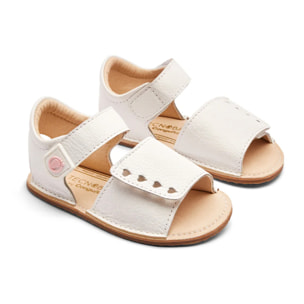 Sandalias Respetuosas Con Tiras en Blanco