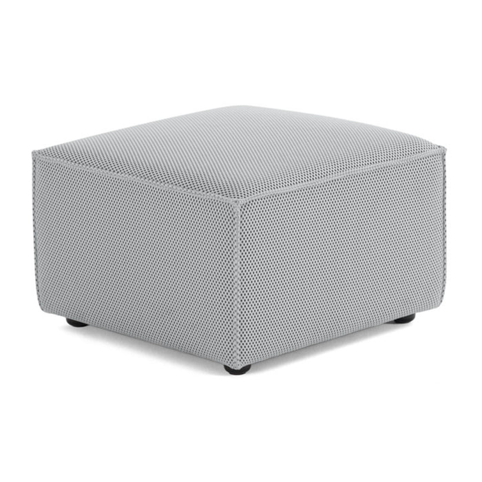 Arty - pouf d'appoint - en tissu mailles 3D - Gris clair