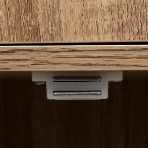 Étagère 3 cases avec portes "Mix N' Modul" effet chêne naturel