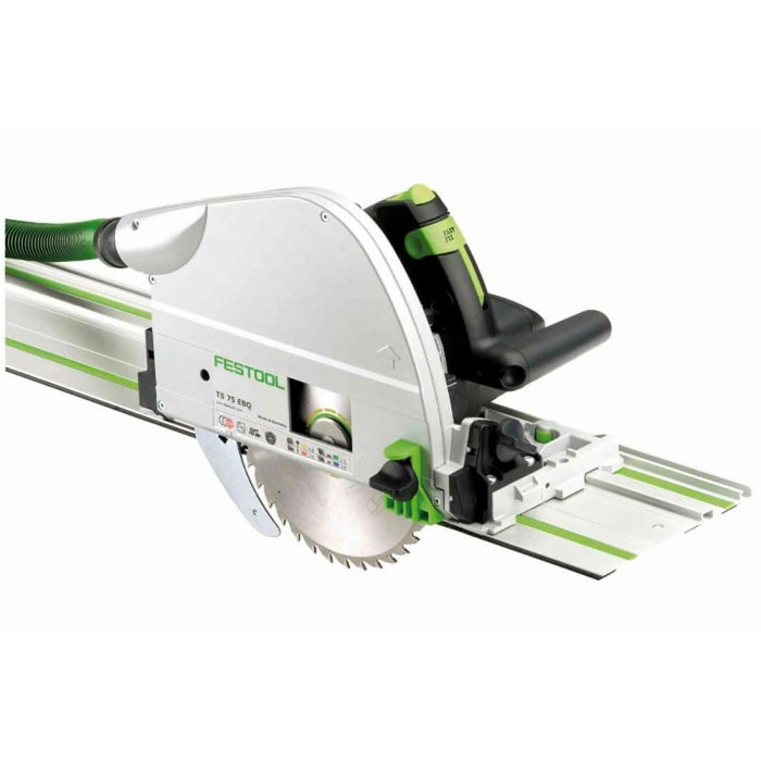 Scie circulaire TS 75 EBQ-Plus-FS - 1600W Ø210 mm - FESTOOL - avec Rail FS 1400/2 + lame Wood universal - 576115