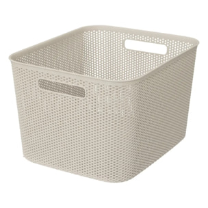 Panier en crochet Crochy 19L lin