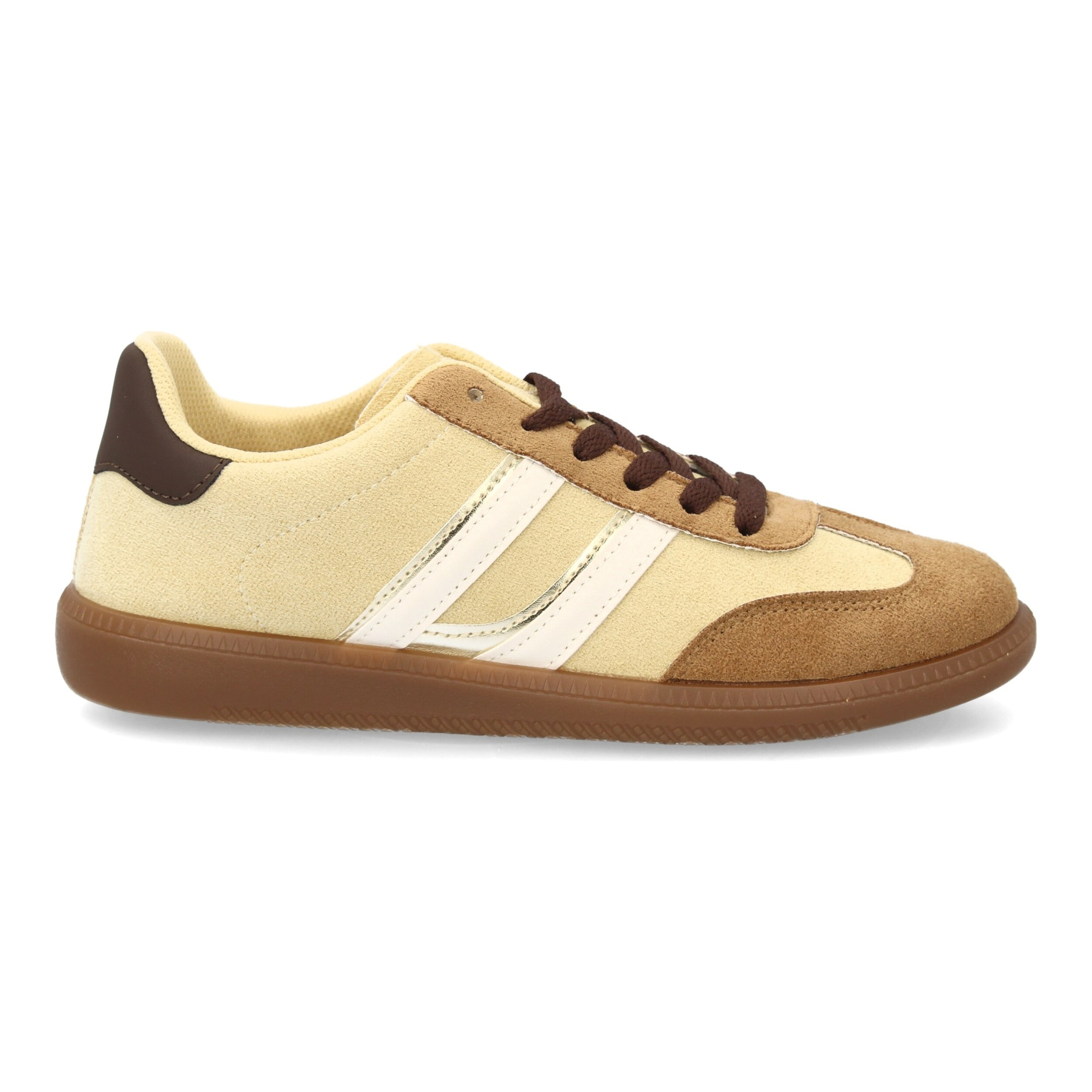 Zapatillas deportivas mujer casual efecto ante con cordones