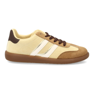 Zapatillas deportivas mujer casual efecto ante con cordones