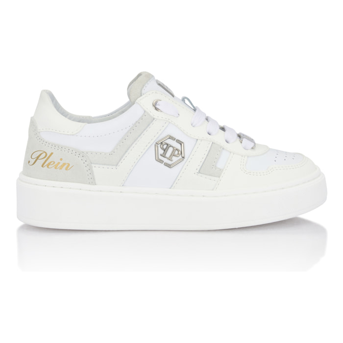 PHILIPP PLEIN Mix Materials Low-Top Sneakers
