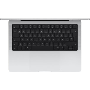 Ordinateur Apple MACBOOK Pro 14" Puce M5 CPU 10 / GPU 10 coeurs Mémoire RAM 16Go Stockage 1To SSD XDR Argent