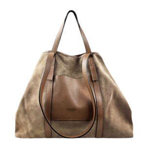 Borsa a spalla Cheval Firenze Formentera F/W Taupe Scuro