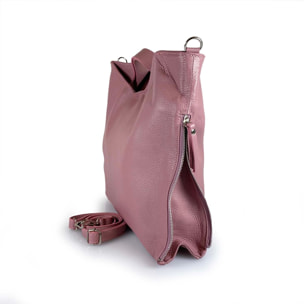 Borse Donna colore Rosa-in pelle Made in Italy 39 X 31 X 5cm