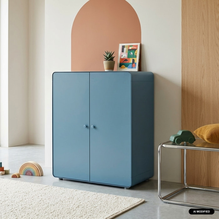 Commode armoire métal 2 portes TRIBECA
