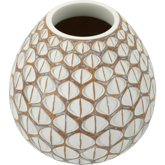 VASO RESINA TIBET CM Ø 27X27