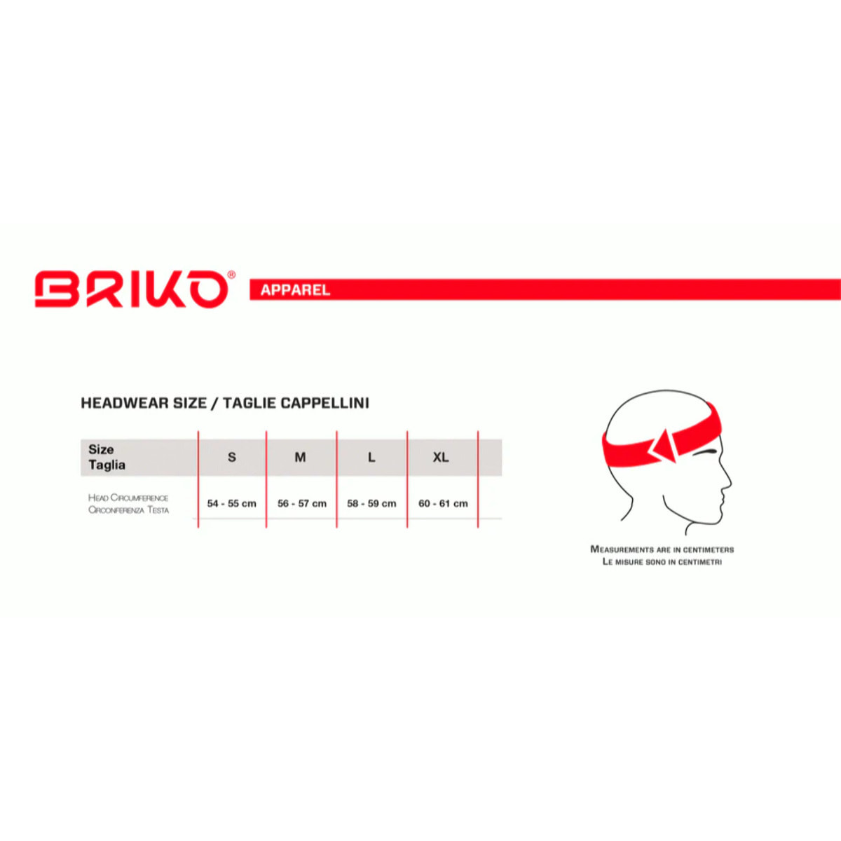 Cappellini Briko Uomo Donna Arancione LIGHT UNDER HELMET