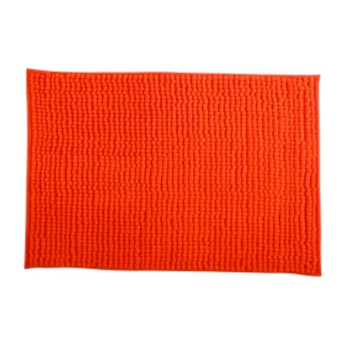 Tapis de bain Microfibre CHENILLE 40x60cm Orange MSV