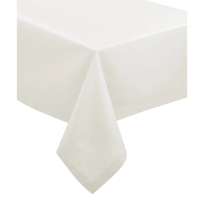 Nappe "Jane" coton chambray blanc 140x240cm