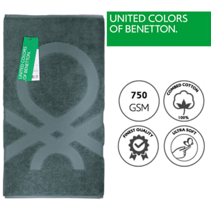Alfombra de baño gris oscuro  benetton