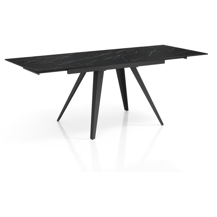 Tomasucci Table extensible EKA MARBRE NOIR
