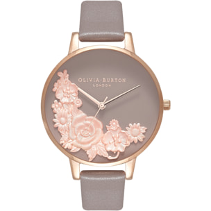 Reloj Olivia Burton OB16FS99 Mujer Analogico Cuarzo con Correa de Piel