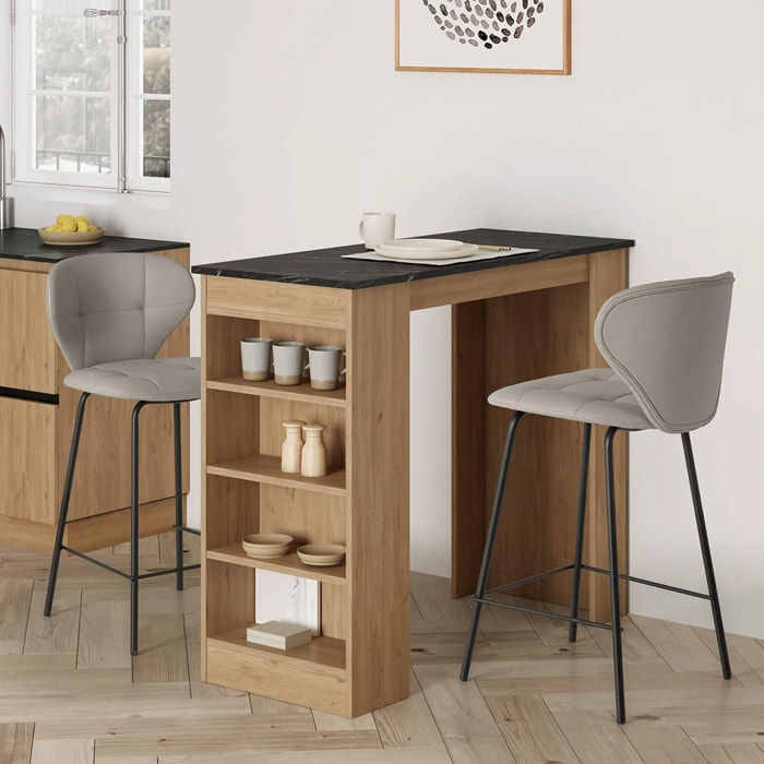Lot de 2 tabourets en tissu - SVEA