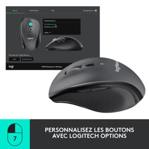 Souris LOGITECH M705 Silver sans fil optique