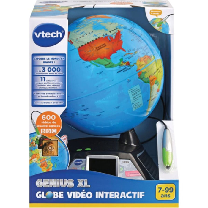 Globe terrestre VTECH Genius XL - Globe vidéo interactif