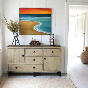 Buffet 152 cm bois recyclé AUCKLAND
