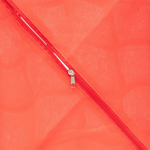 Boîte de rangement pour 20 boules D.7,5cm polyester rouge