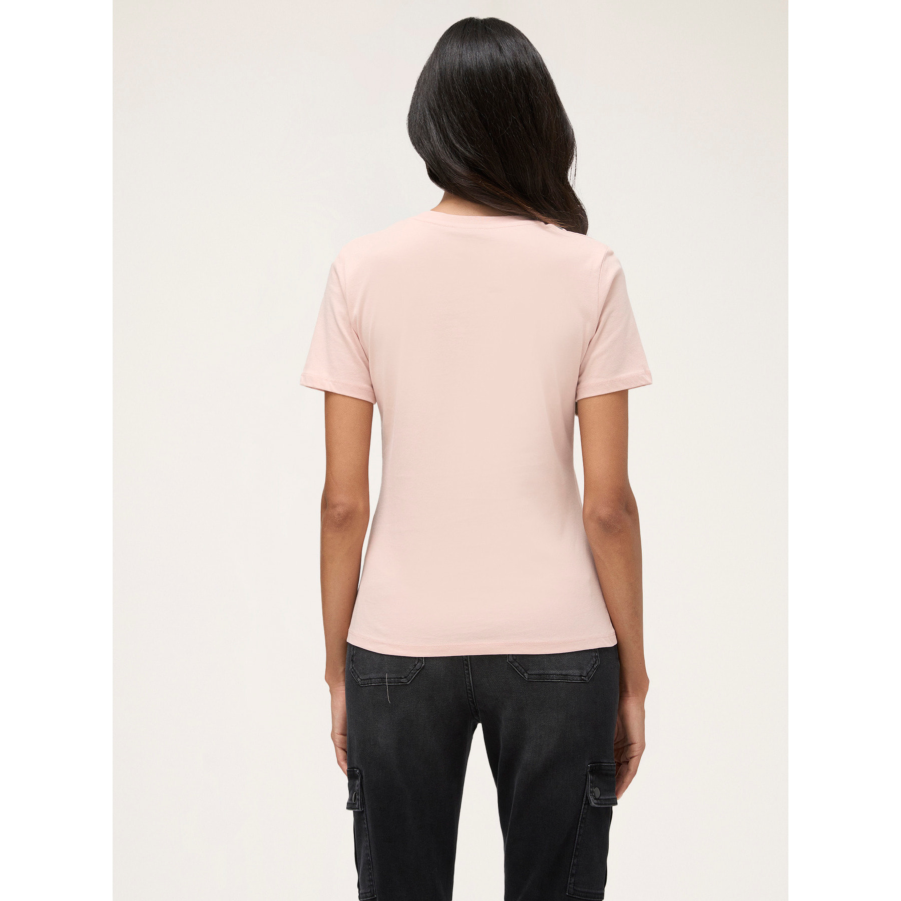 Motivi - Camiseta boxy con estampado de lazos - Rosa