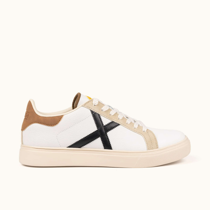 Retro tenis y skate Blanco y Multicolor MUNICH RETE 114