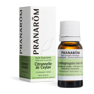 Pranarom - Huile Essentielle de Citronnelle de Ceylan - 10 ml