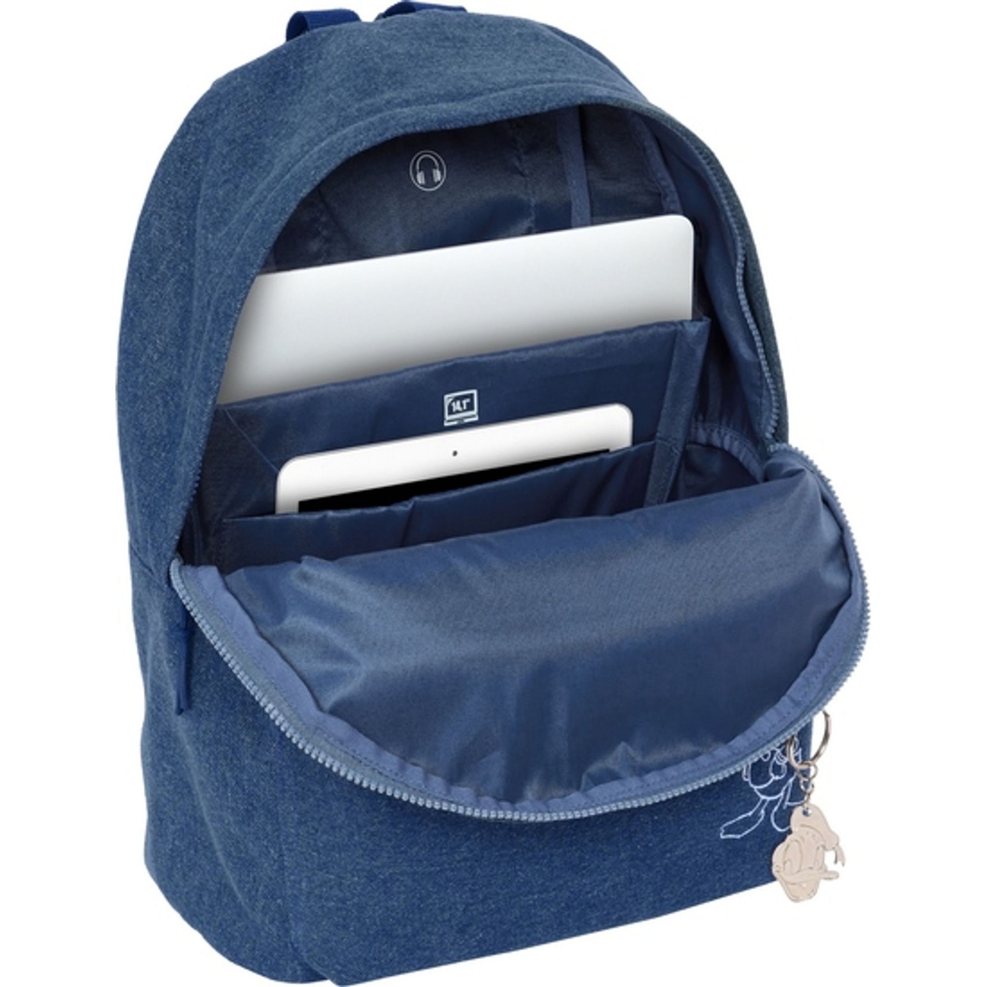 Mochila para portatil 14,1" donald denim