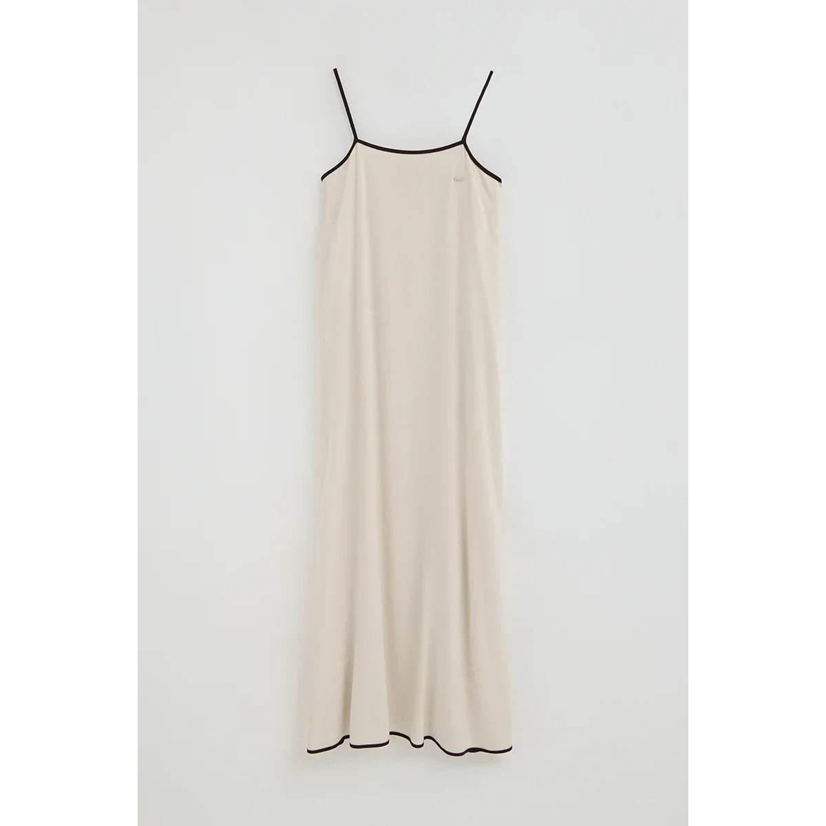 Vestito con bretelle ecrù dal fit ampio Polo Club