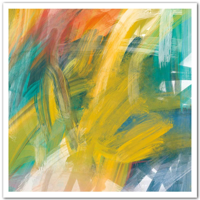 Poster brush color Affiche seule