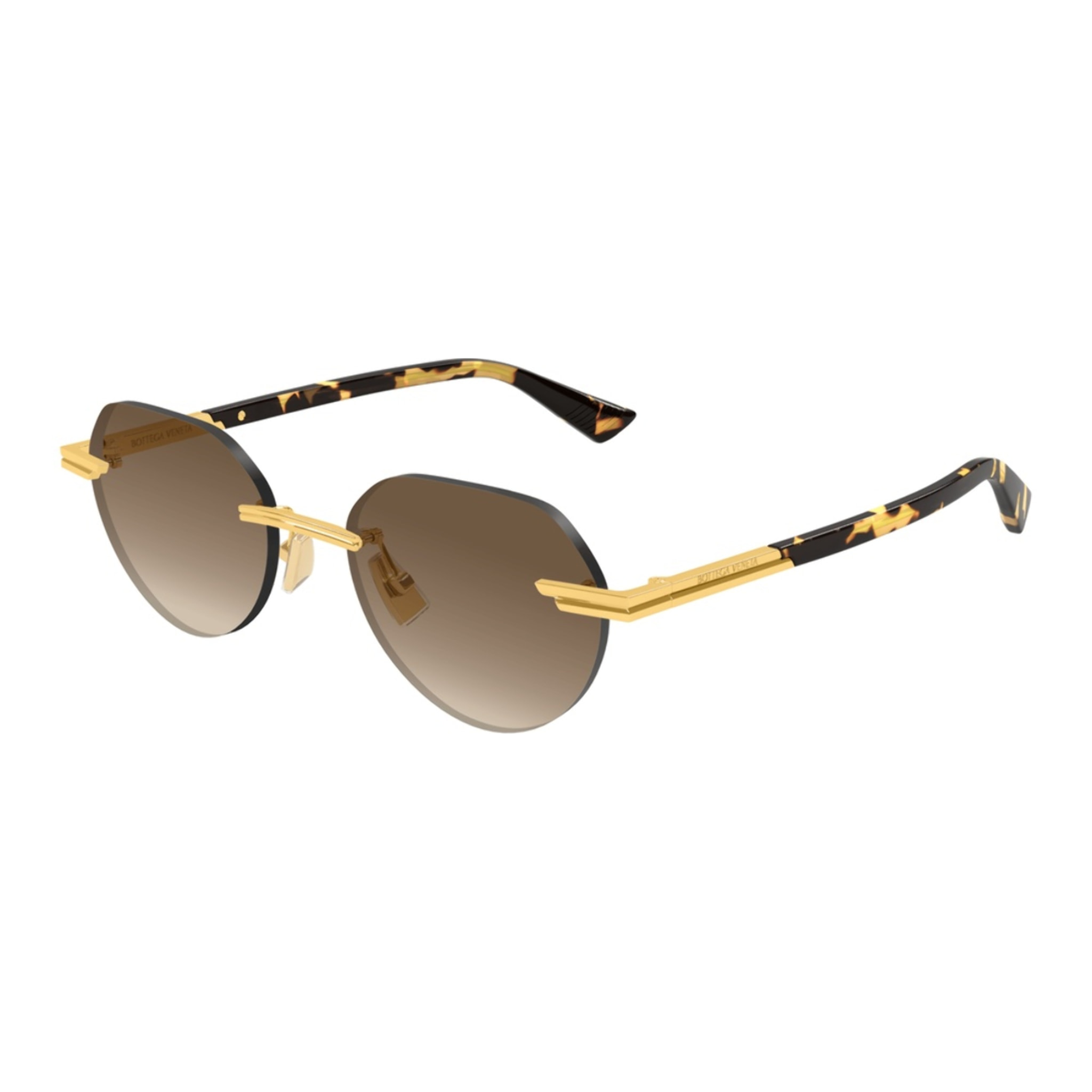 Gafas de Sol Bottega Veneta BV1379S-003 de Metal Hombre 51 mm