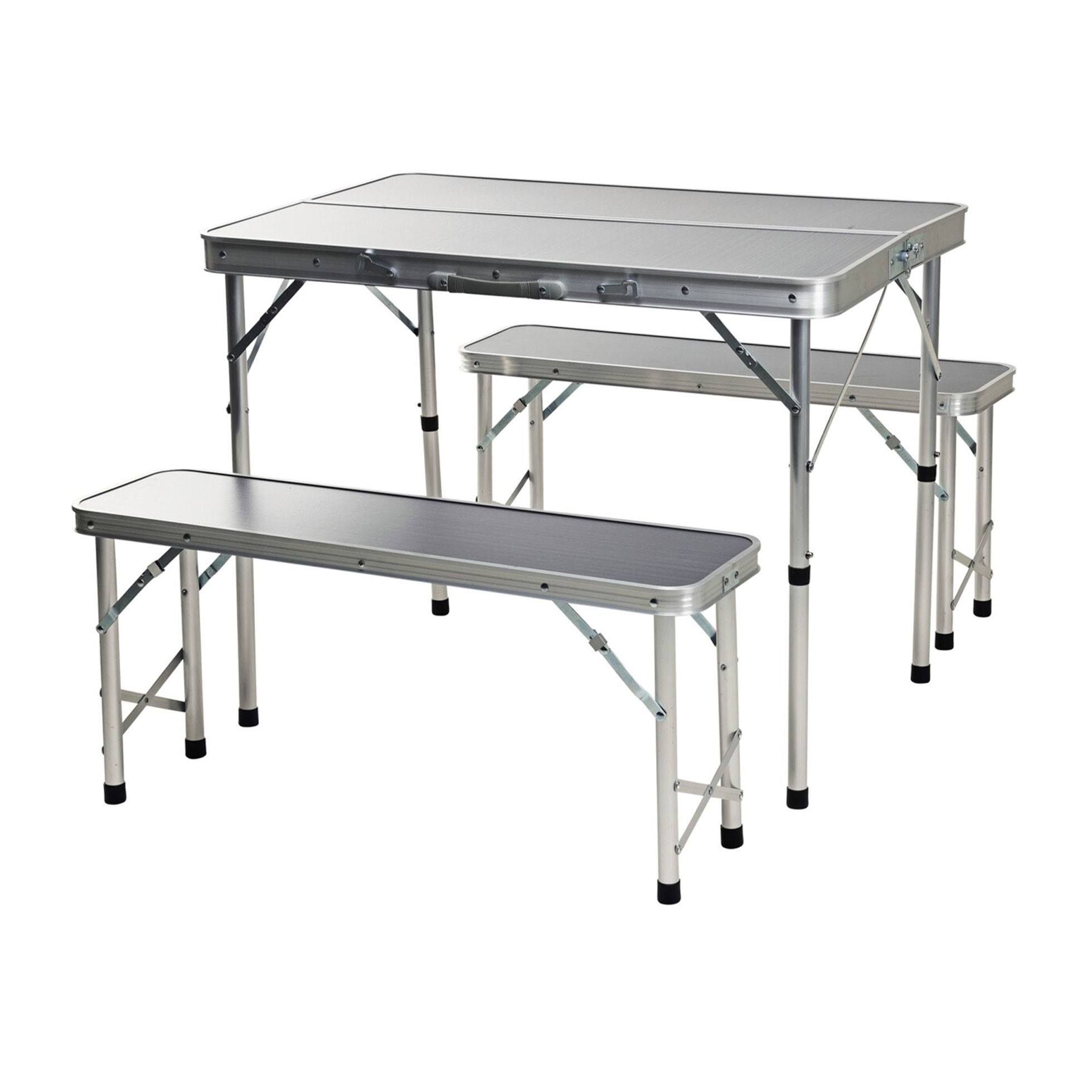 Well home juego de pic-nic para camping con mesa y 2 bancos