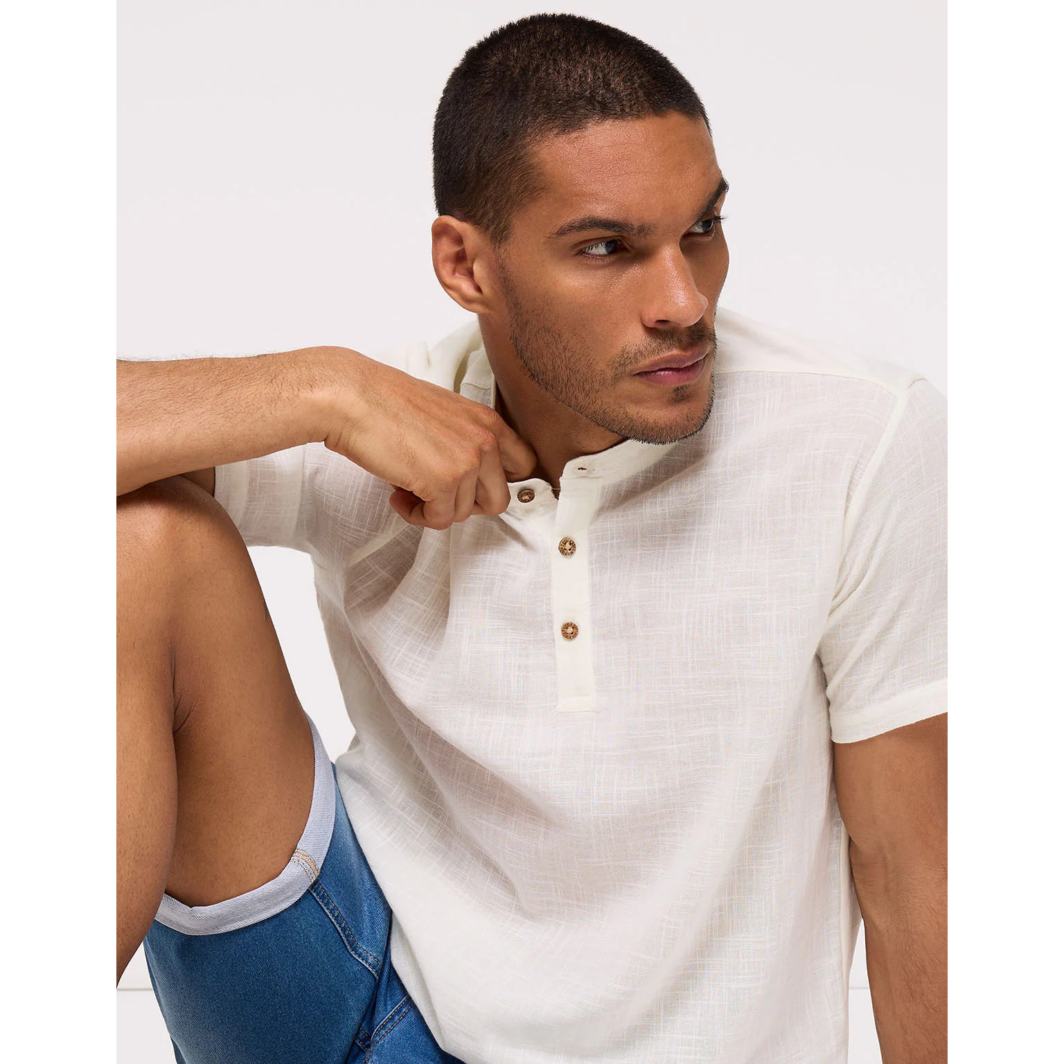 Camiseta Manga Corta Blanco - Frankie