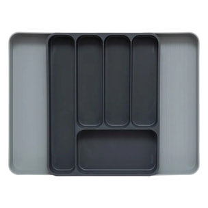 Range-couverts extensible gris