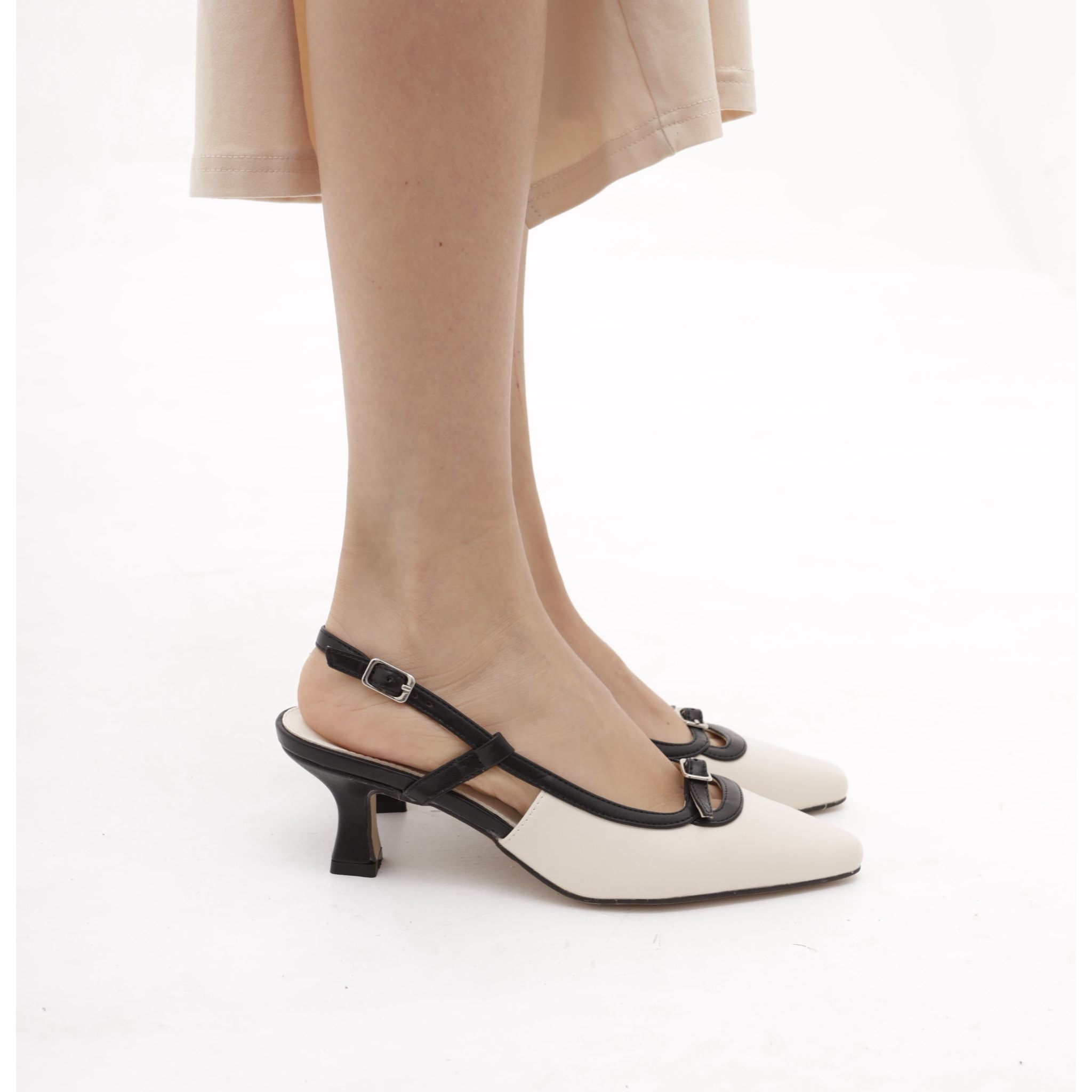 SLINGBACK BASSA CHOCOLA' PANNA