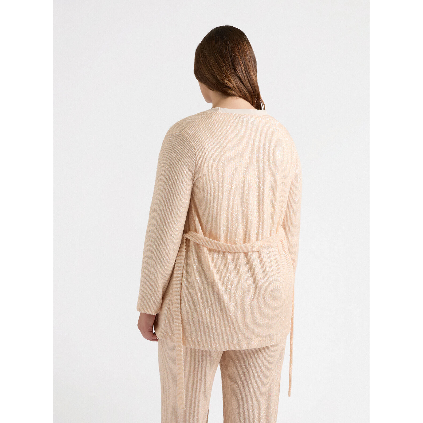 Fiorella Rubino - Coprispalle in full paillettes - Beige