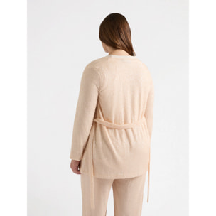 Fiorella Rubino - Coprispalle in full paillettes - Beige