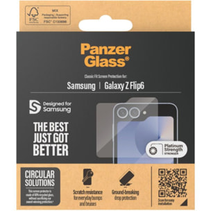 Protège écran PANZERGLASS Samsung Z Flip6 protège écran Classic