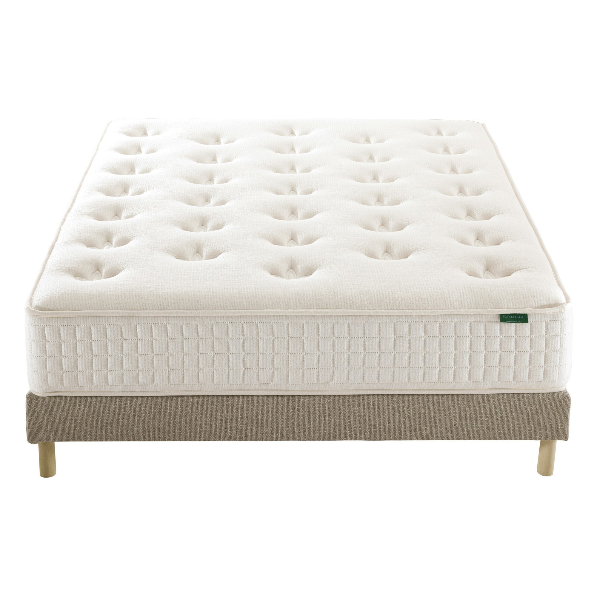 Ensemble matelas Le Latex Responsable + sommier