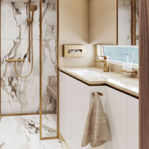 Porte verre AddStoris Q, Bronze brossé