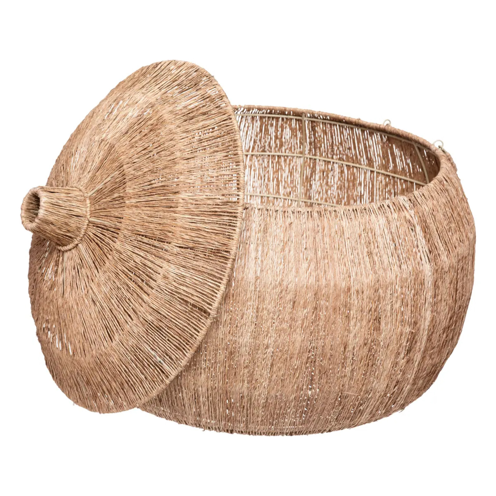 Set de 2 paniers ronds "Balaya" - jute