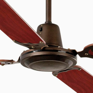 MALVINAS L Ventilatore a soffitto marrone ossido