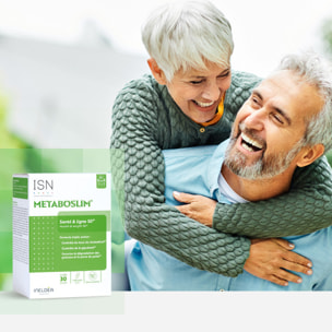 ISN - Metaboslim - Favorise la Perte de Poids - Participe au contrôle de la glycémie et du taux de cholestérol - Extrait de plantes synergisé - Action cliniquement prouvée - Sans Allergène - Cure 30 jours