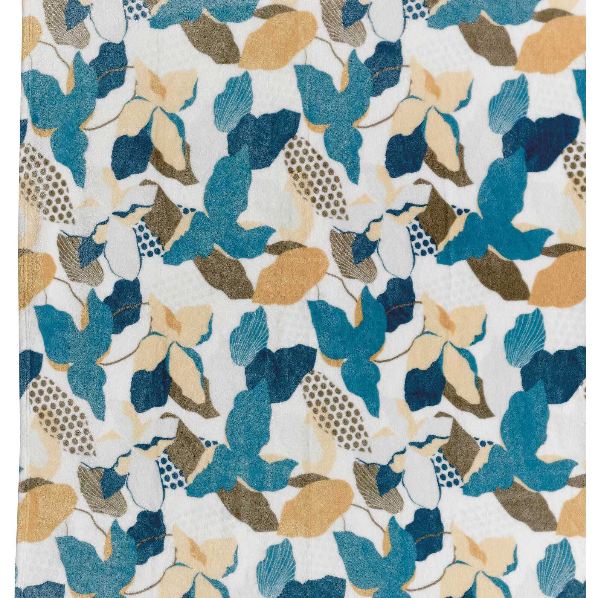 Plaid Imprime 100% Polyester 240gsm Lobelia Imprime