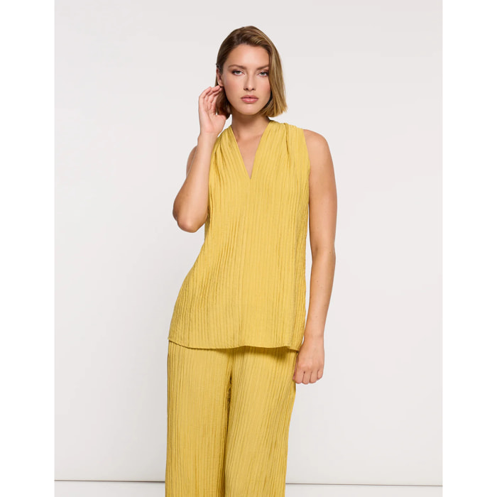 Blusa Tirantes Mostaza - Samira